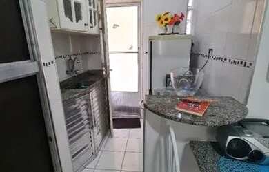 Imagem 5: Apartamento na Praia. Churrasqueira, Área de serviço, 27m² de Áreae1...