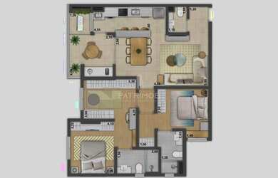 Imagem 5: Apartamento 90m², c/ 2 Suítes e Lazer, em Jd. Olhos D Água - Ribeirão...