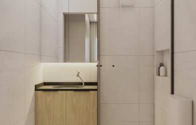 Imagem: A casa possui 2 Dormitórios, 3 Banheiros, 1 Vaga na garagem