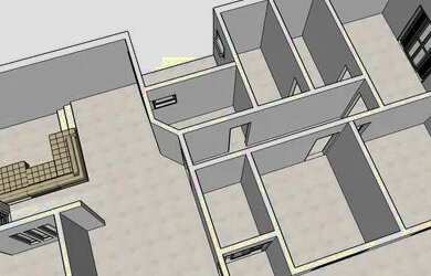 Imagem: A casa possui 3 Dormitórios, 2 Banheiros, 2 Vagas na garagem