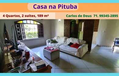 Imagem: A casa em condomínio possui 4 Dormitórios, 4 Banheiros, 2