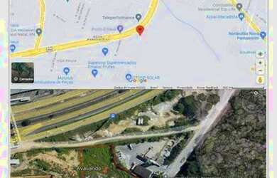 Imagem: O terreno possui 8.600m² de Área e está localizado em Emaús