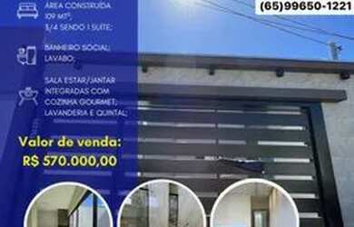 Imagem: A casa em condomínio possui 3 Dormitórios, 2 Banheiros, 2