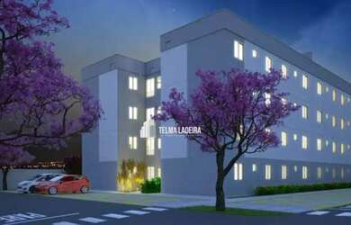 Imagem: O apartamento possui 2 Dormitórios, 1 Banheiro, 1 Vaga na garagem