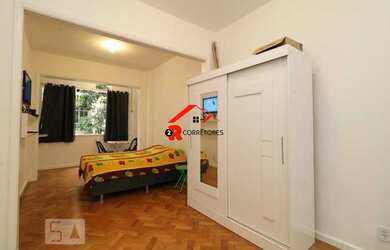 Imagem: A kitnet possui 1 Dormitório, 1 Banheiro, 30m² de Área e