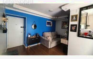 Imagem: O apartamento possui 2 Dormitórios, 2 Banheiros, 1 Vaga na