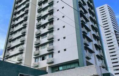 Imagem: O apartamento possui 1 Dormitório, 1 Banheiro, 1 Vaga na garagem