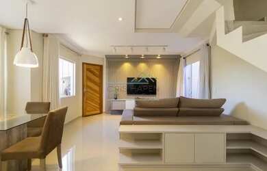 Imagem: A casa em condomínio possui 3 Dormitórios, 4 Banheiros, 1