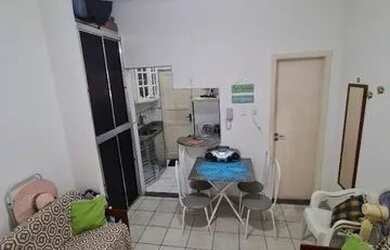 Imagem 1: Apartamento na Praia. Churrasqueira, Área de serviço, 27m² de Áreae1...