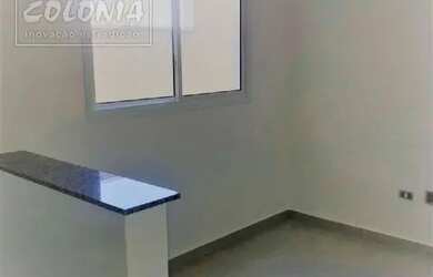 Imagem: O apartamento possui 2 Dormitórios, 1 Banheiro, 1 Vaga na garagem