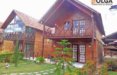 Imagem: A casa em condomínio possui 4 Dormitórios, 1 Banheiro, 4 Vagas