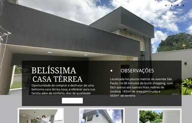 Imagem: A casa possui 3 Dormitórios, 4 Banheiros, 4 Vagas na garagem