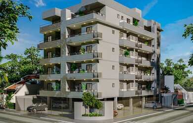 Imagem: O apartamento possui 1 Dormitório, 1 Banheiro, 1 Vaga na garagem