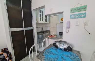 Imagem 13: Apartamento na Praia. Churrasqueira, Área de serviço, 27m² de Áreae1...