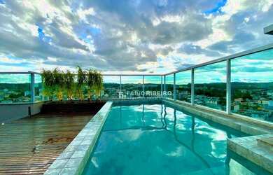 Imagem: O apartamento na cobertura possui 3 Dormitórios, 2 Banheiros