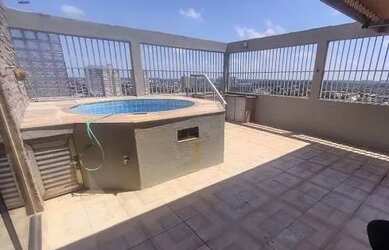 Imagem: O apartamento na cobertura possui 4 Dormitórios, 5 Banheiros