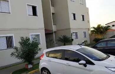 Imagem: O apartamento possui 2 Dormitórios, 1 Banheiro, 1 Vaga na garagem