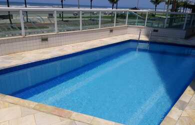 Imagem 9: AP FRENTE MAR NA PRAIA GRANDE 1 DORM MOBILIADO COM 1 VAGA