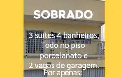 Imagem: A casa possui 3 Dormitórios, 4 Banheiros, 2 Vagas na garagem