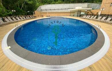 Imagem: O apartamento na cobertura possui 4 Dormitórios, 5 Banheiros