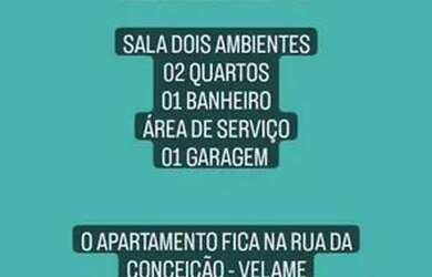 Imagem: O apartamento possui 2 Dormitórios, 1 Banheiro, 1 Vaga na garagem