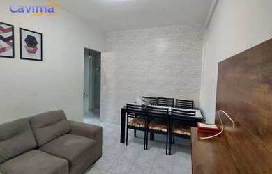 Imagem: O apartamento possui 2 Dormitórios, 1 Banheiro, 1 Vaga na garagem