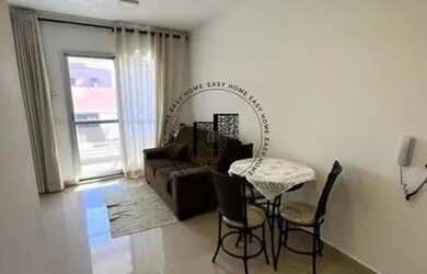 Imagem: O apartamento possui 1 Dormitório, 1 Banheiro, 1 Vaga na garagem