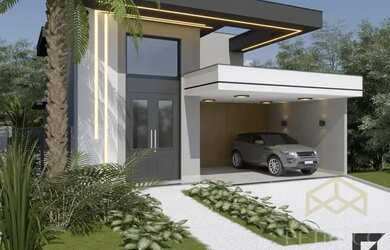 Imagem: A casa em condomínio possui 3 Dormitórios, 4 Banheiros, 4