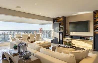 Imagem: O apartamento possui 3 Dormitórios, 4 Banheiros, 3 Vagas na