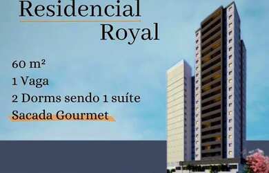 Imagem: O apartamento possui 2 Dormitórios, 2 Banheiros, 1 Vaga na