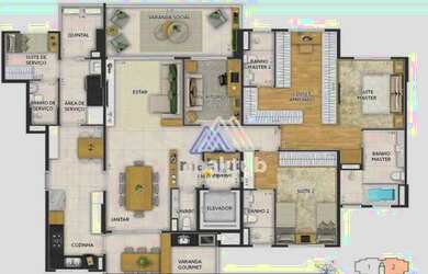 Imagem 5: Apartamento com 3 dormitórios à venda, 190 m² por R$ 2.200.000,00 -...