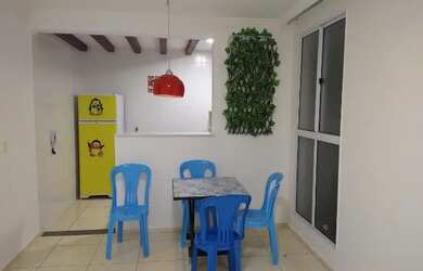 Imagem: O apartamento possui 2 Dormitórios, 1 Banheiro, 1 Vaga na garagem