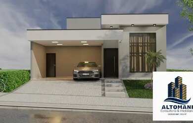 Imagem: A casa em condomínio possui 3 Dormitórios, 3 Banheiros, 4