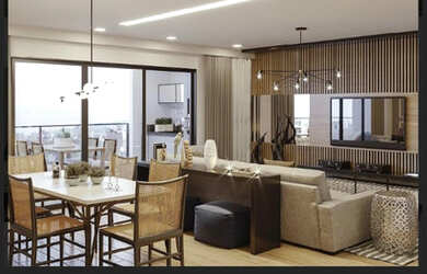 Imagem: O apartamento possui 3 Dormitórios, 2 Banheiros, 2 Vagas na