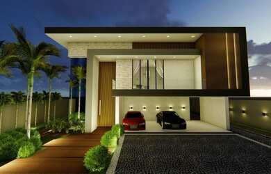 Imagem 7: Sobrado de Luxo 4 Suítes, 530 m² c/ lazer no Condomínio Caribe