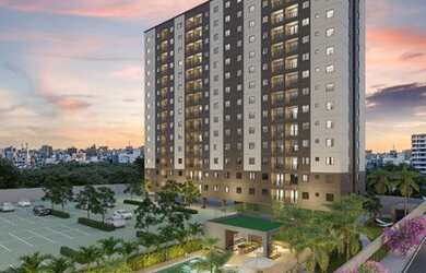 Imagem: O apartamento possui 2 Dormitórios, 2 Banheiros, 1 Vaga na