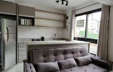 Imagem: O studio possui 1 Dormitório, 1 Banheiro, 40m² de Área, Imóvel