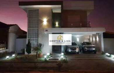 Imagem: A casa em condomínio possui 5 Dormitórios, 5 Banheiros, 4