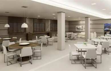 Imagem: O apartamento possui 2 Dormitórios, 1 Banheiro, 1 Vaga na garagem