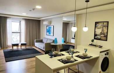 Imagem: O studio possui 2 Dormitórios, 2 Banheiros, 2 Vagas na garagem