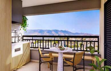 Imagem: O apartamento possui 2 Dormitórios, 2 Banheiros, 1 Vaga na