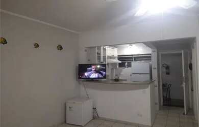 Imagem 8: Sala living em São Vicente - Ilha Porchat para alugar - Vista livre