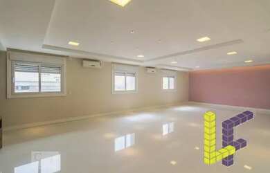 Imagem: O apartamento na cobertura possui 4 Dormitórios, 2 Banheiros