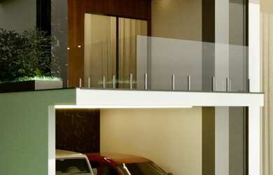 Imagem: A casa em condomínio possui 4 Dormitórios, 2 Banheiros, 4