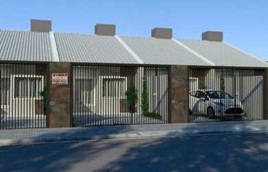 Imagem: A casa possui 2 Dormitórios, 1 Banheiro, 2 Vagas na garagem