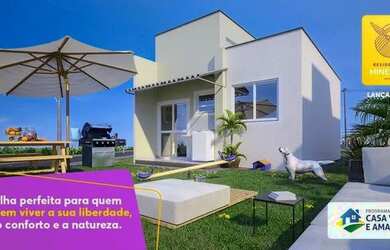 Imagem: A casa em condomínio possui 2 Dormitórios, 1 Banheiro, 1 Vaga