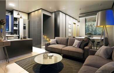 Imagem: O apartamento na cobertura e possui 3 Dormitórios, Suítes