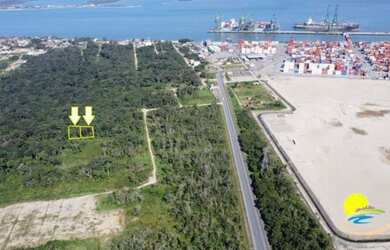 Imagem: O terreno possui 405m² de Área e está localizado em Itapoá