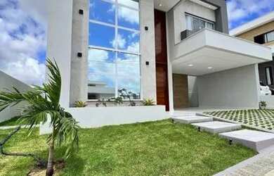 Imagem: A casa em condomínio possui 4 Dormitórios, 2 Banheiros, 2