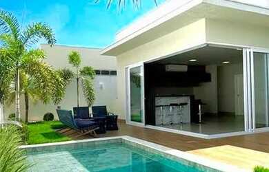 Imagem: A casa em condomínio possui 3 Dormitórios, 4 Banheiros, 4